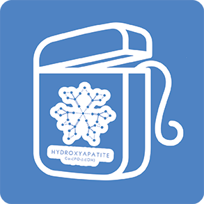 Flosdraad met Hydroxyapatiet