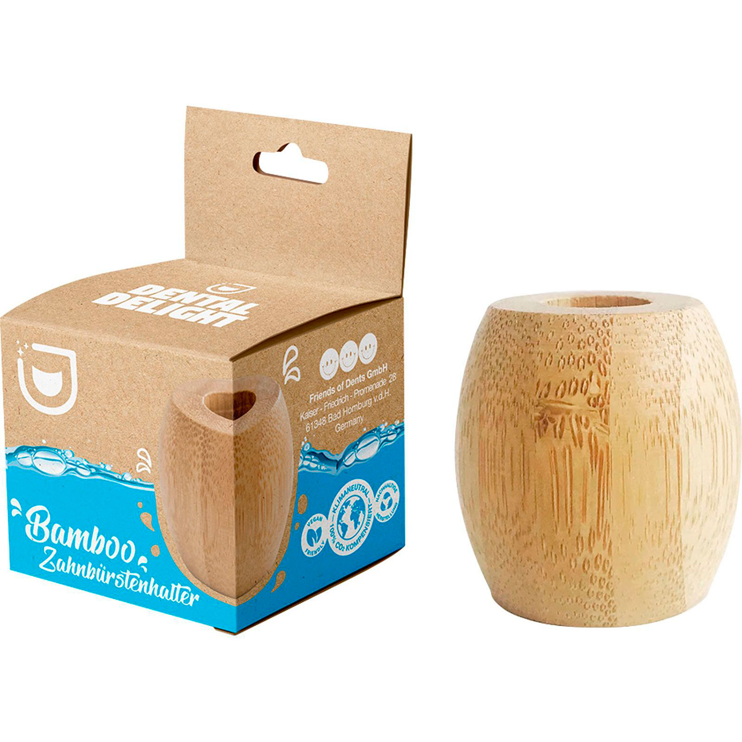 Zahnbürstenhalter aus Bambus Dental Delight