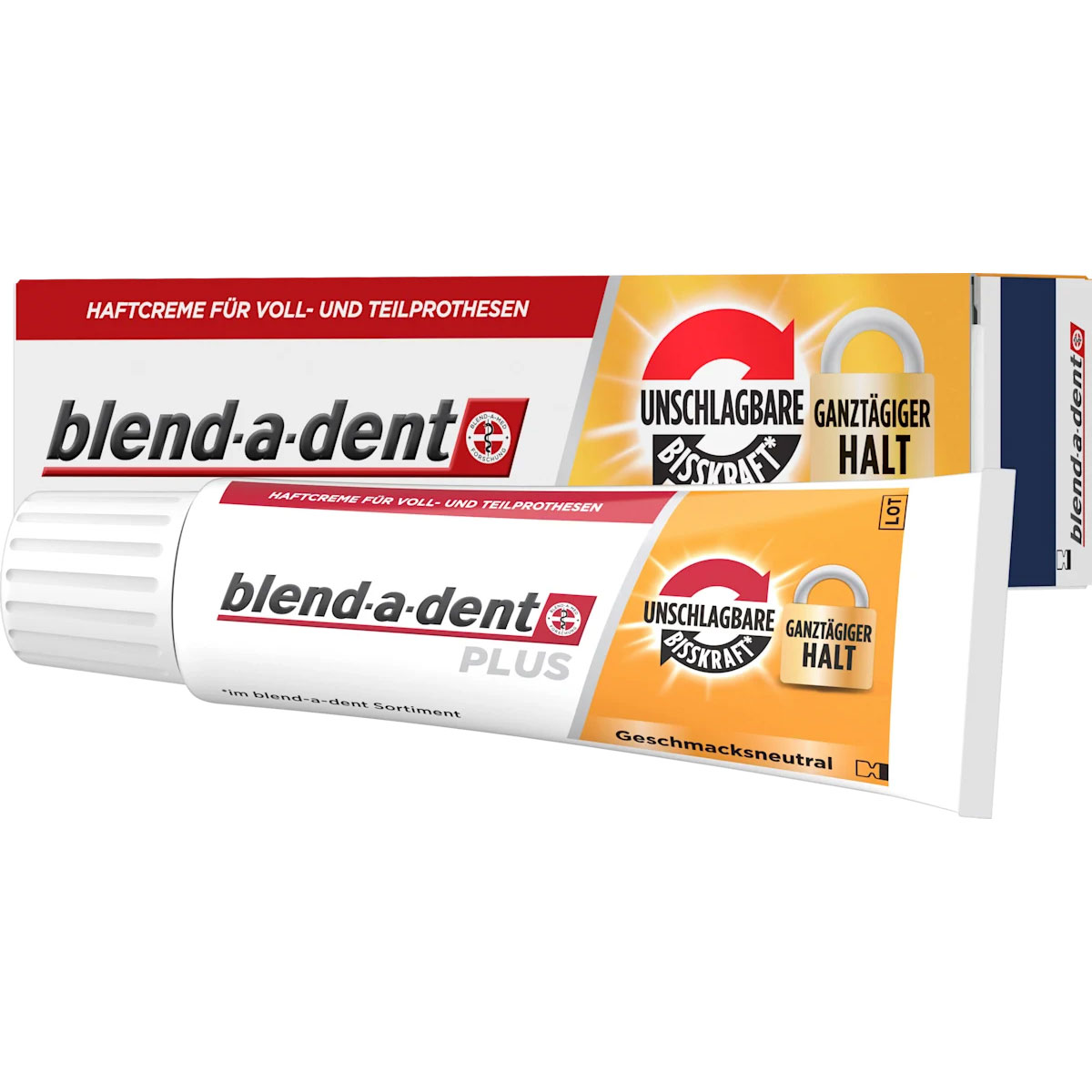 Haftcreme für Zahnprothesen BLEND-A-DENT Plus Unschlagbare Bite Best Hold 40g