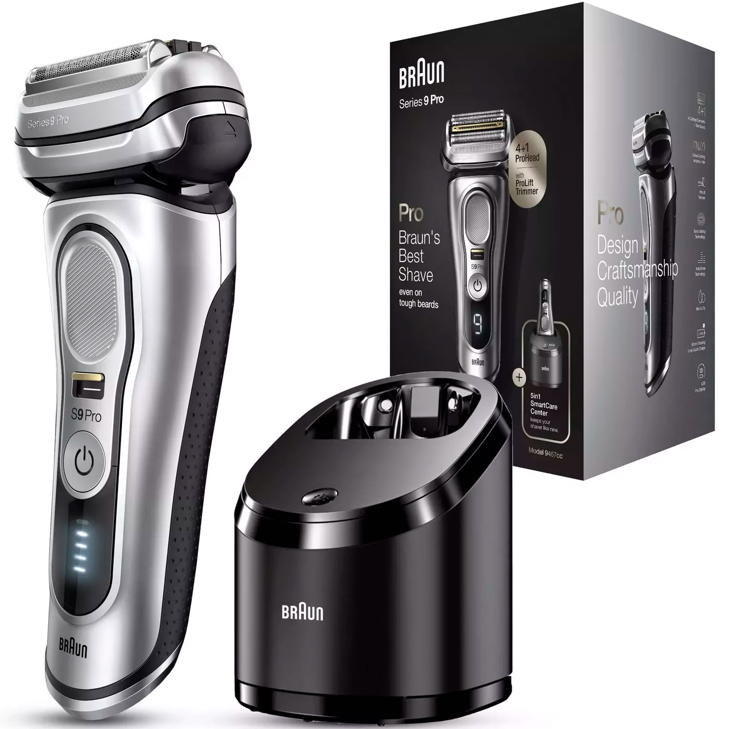 Elektrorasierer BRAUN Series 9 Pro 9467cc Wet & Dry