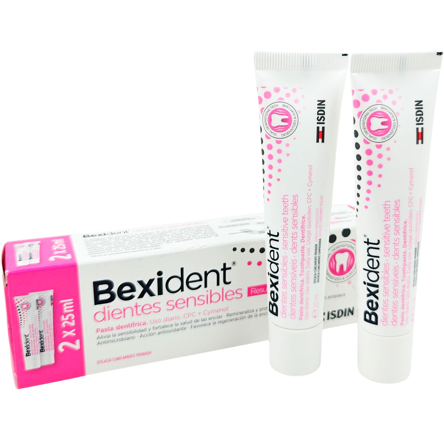Zahnpasta gegen Erfrierungen BEXIDENT Sensitive Teeth 2 x 25 ml