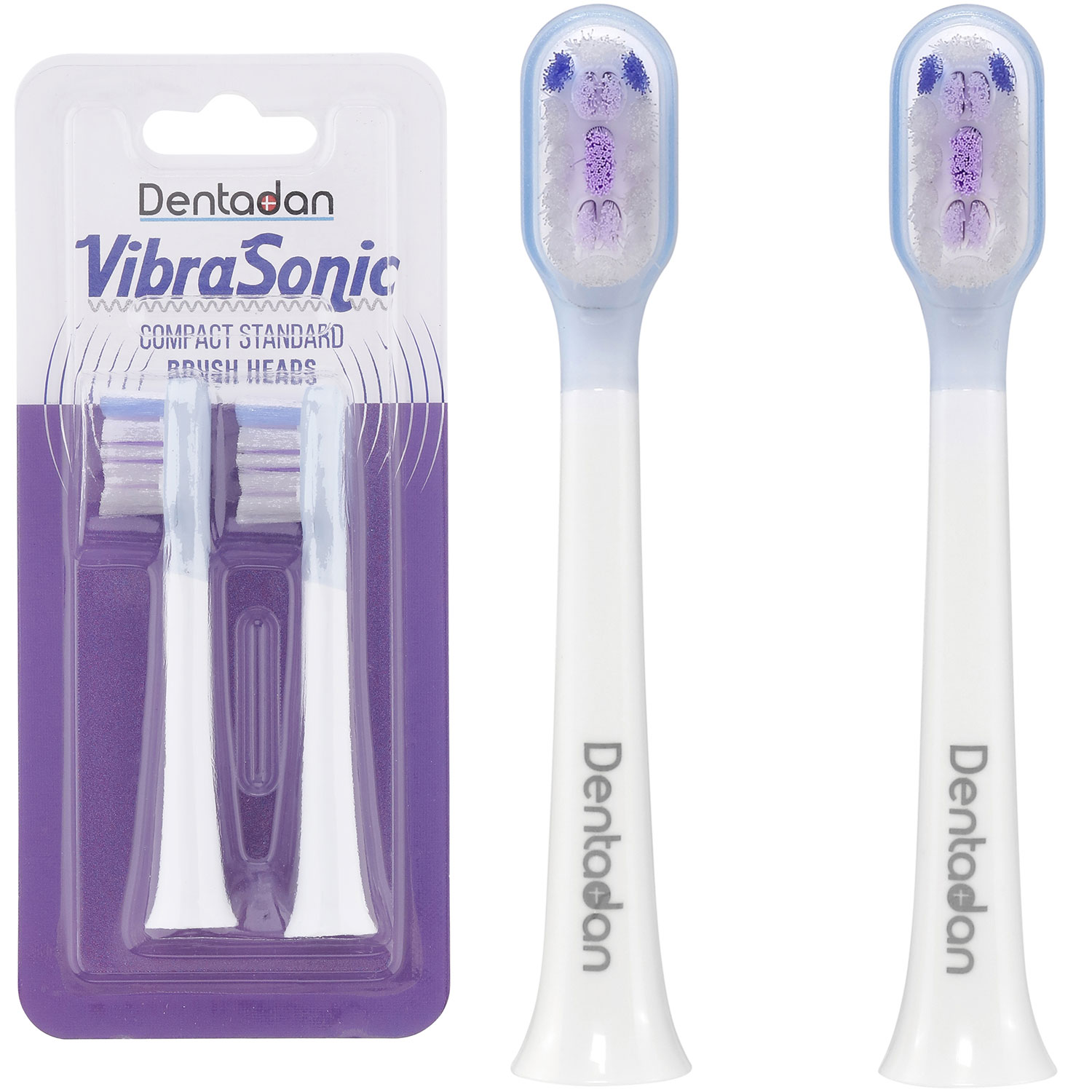 Dentadan VibraSonic Compact Standard Bürstenköpfe 2 Stk.