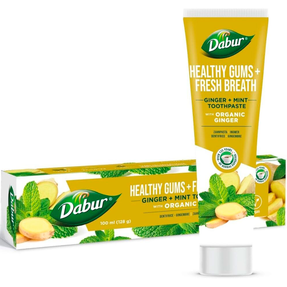 Miswak Zahnpasta DABUR Healthy Gums & Fresh Breath Ginger & Mint 100 ml