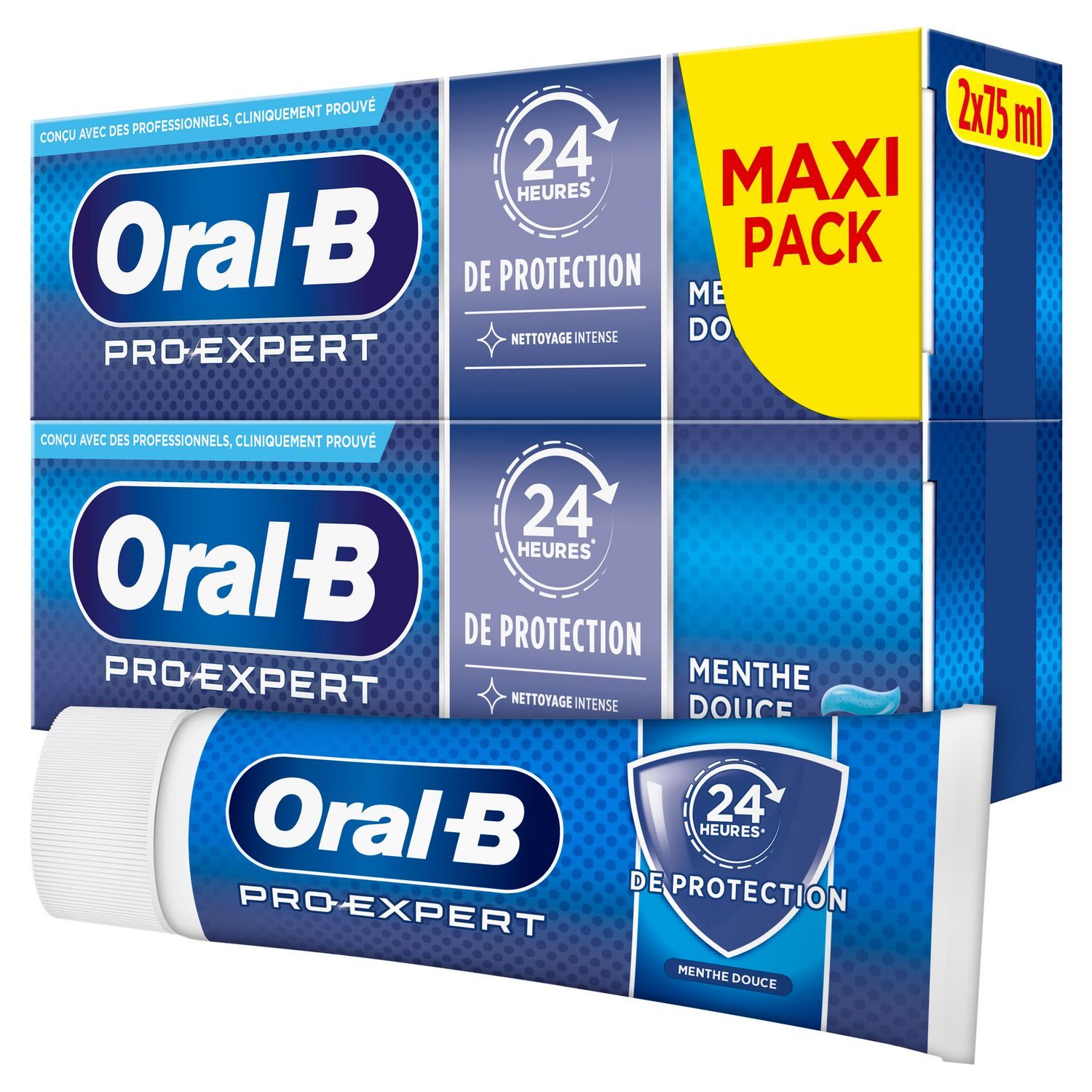 ORAL-B Pro-Expert Zahnpasta 2 x 75 ml. Intense Clean Soft Mint