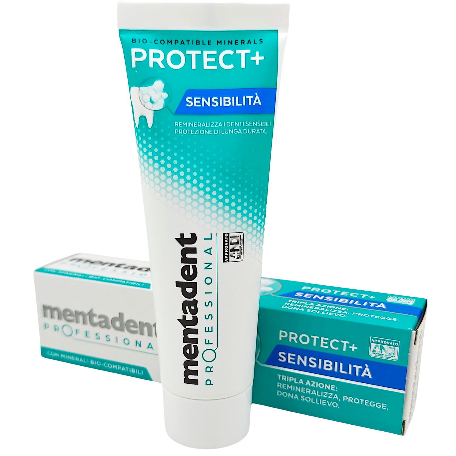 Hydroxyapatit Zahnpasta MENTADENT Professional Protect+ Sensitivity 75 ml