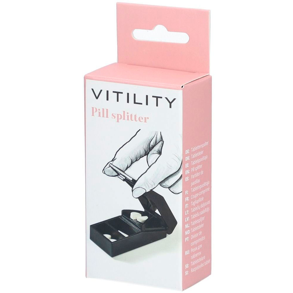 VITILITY Pilledeler nem og præcis deling af tabletter