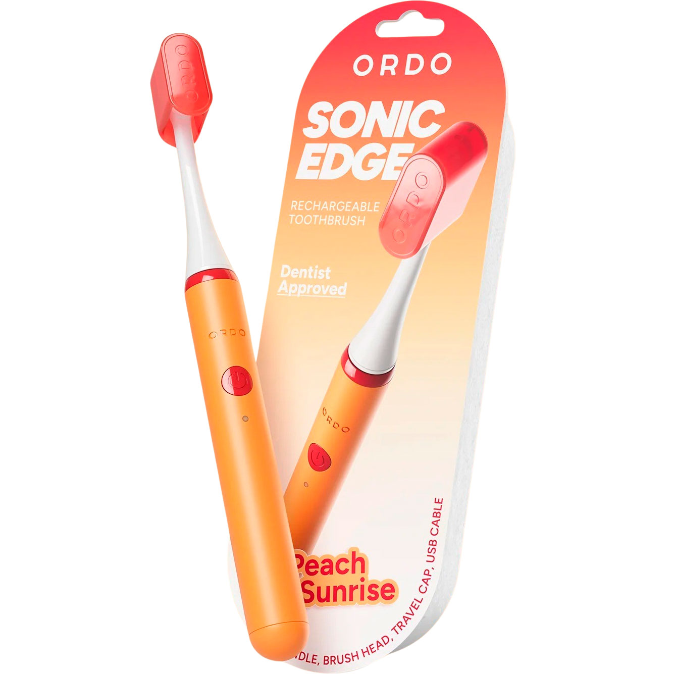 ORDO Sonic Edge Wiederaufladbare Elektrische Zahnbürste Peach Sunrise