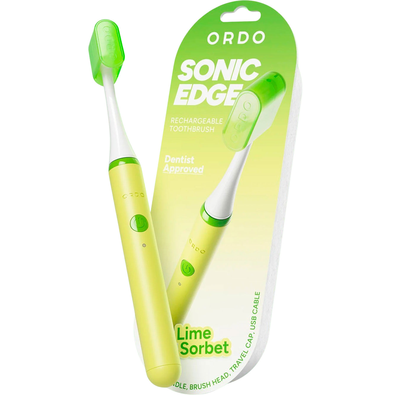 ORDO Sonic Edge Wiederaufladbare Elektrische Zahnbürste Lime Sorbet