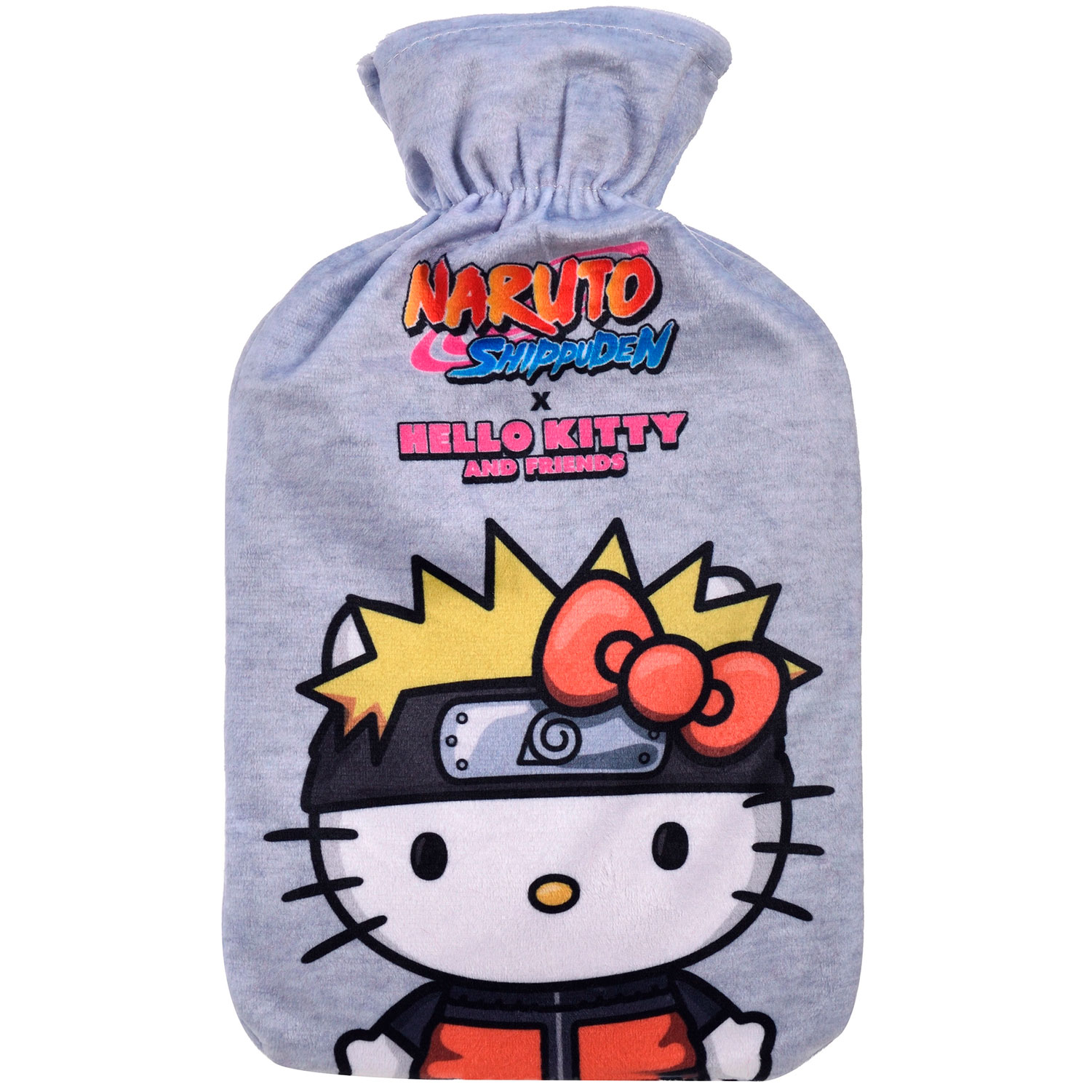 Naruto x Hello Kitty Wärmflasche 1L (mit Flanellbezug)