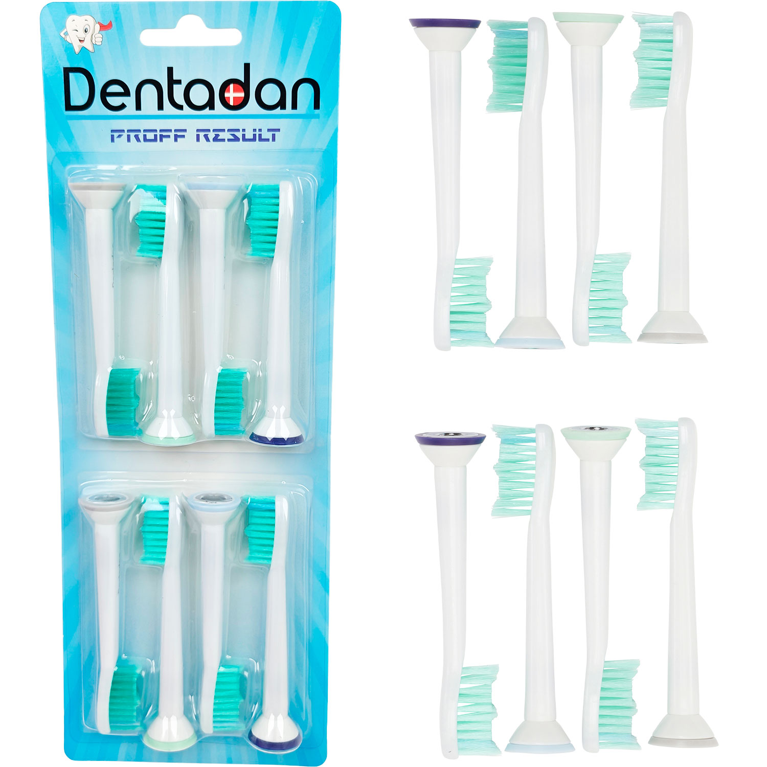 8 Stk. Bürstenköpfe für Philips Sonicare Proff Result