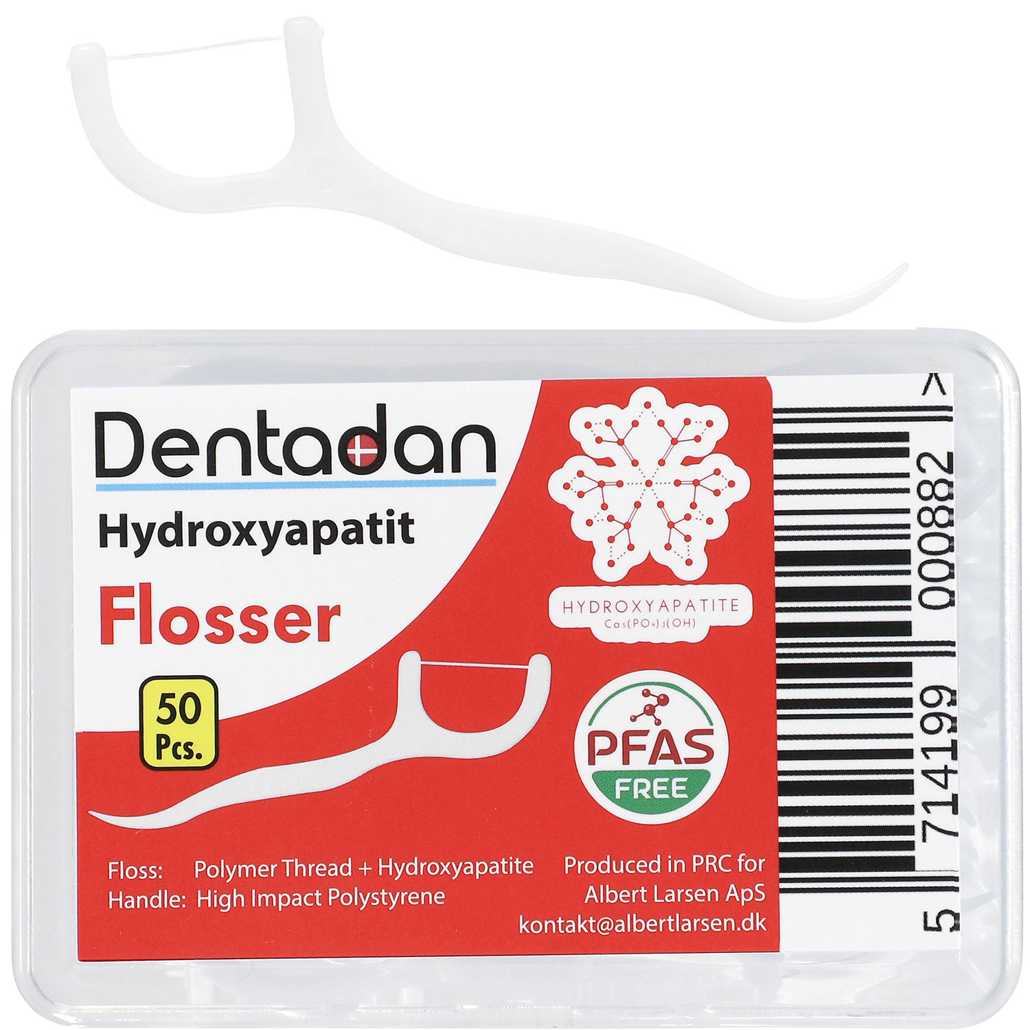 Tandtråd med Hydroxyapatit DENTADAN Tandtråds-bøjler 50 stk.