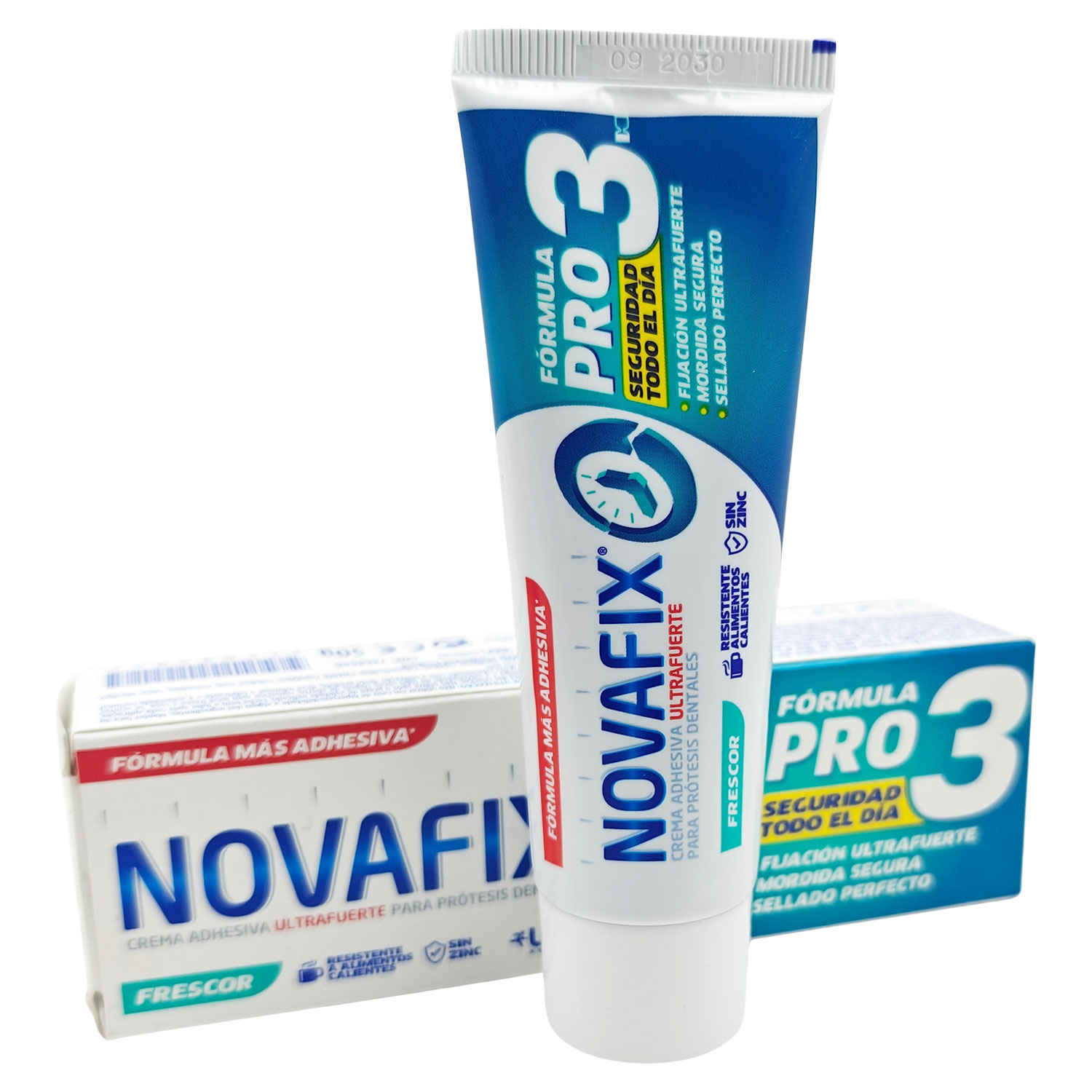 NOVAFIX Pro 3 Prothesenkleber Extra Strong Fixierung mit frischem Geschmack (50g)