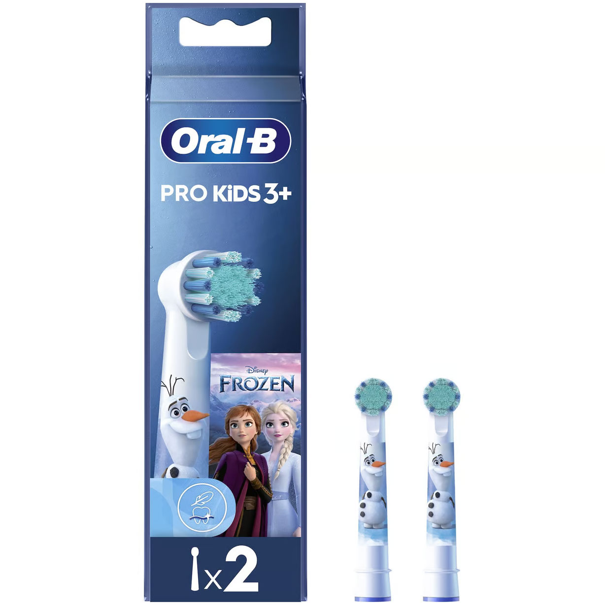 Oral-B Frozen PRO Børstehoveder til Børn 2 stk. - Disney Frozen Tandpleje - Tandpleje til børn