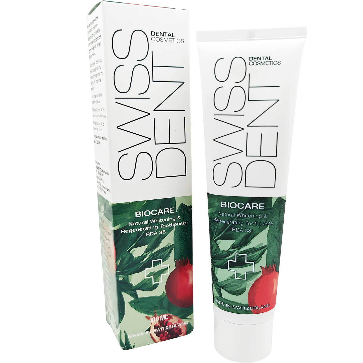 Zahnaufhellung Zahnpasta SwissDent BioCare 100 ml.