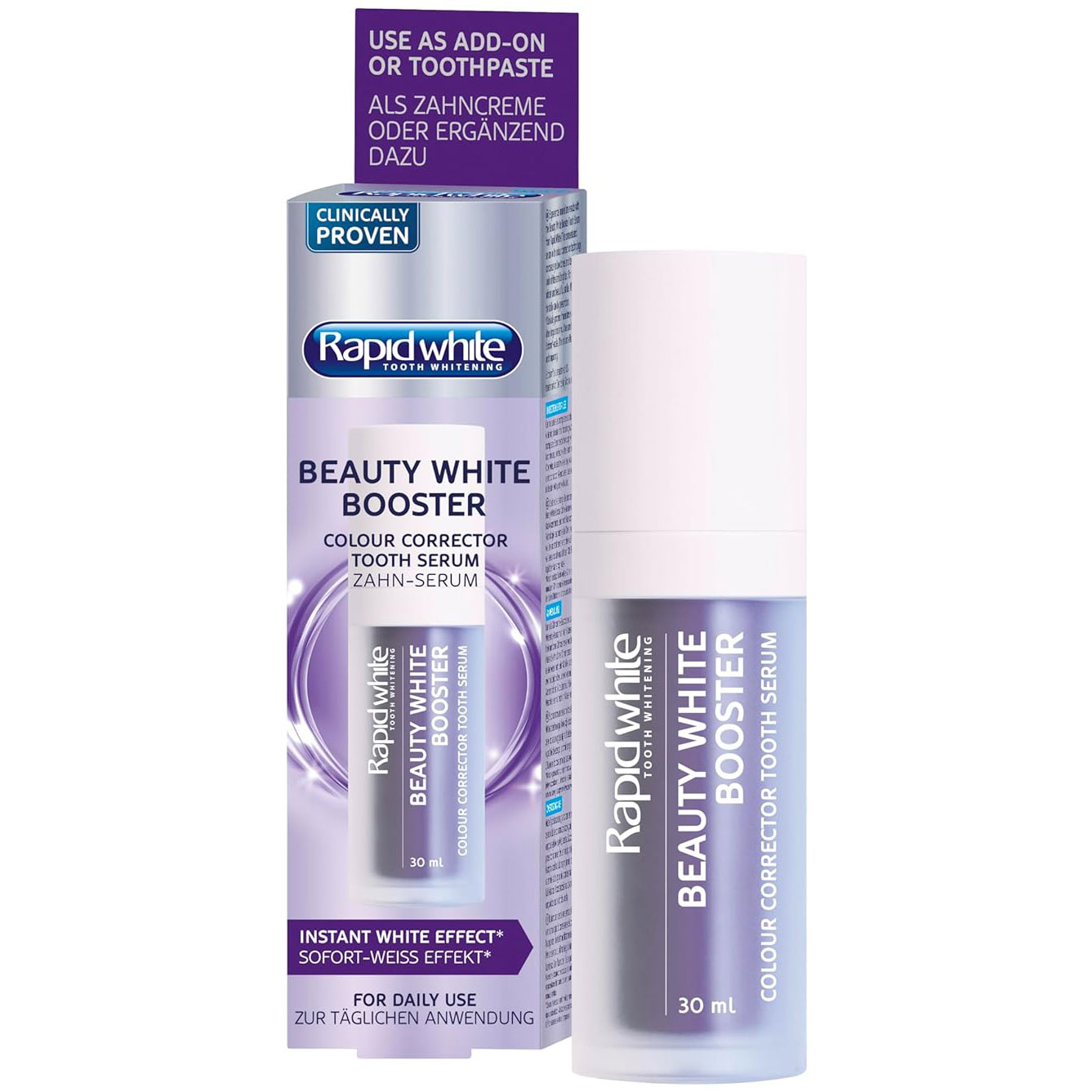 RAPID WHITE Beauty White Booster Zahnbleaching-Serum mit sofortigem whitening Effekt (75 ml.)