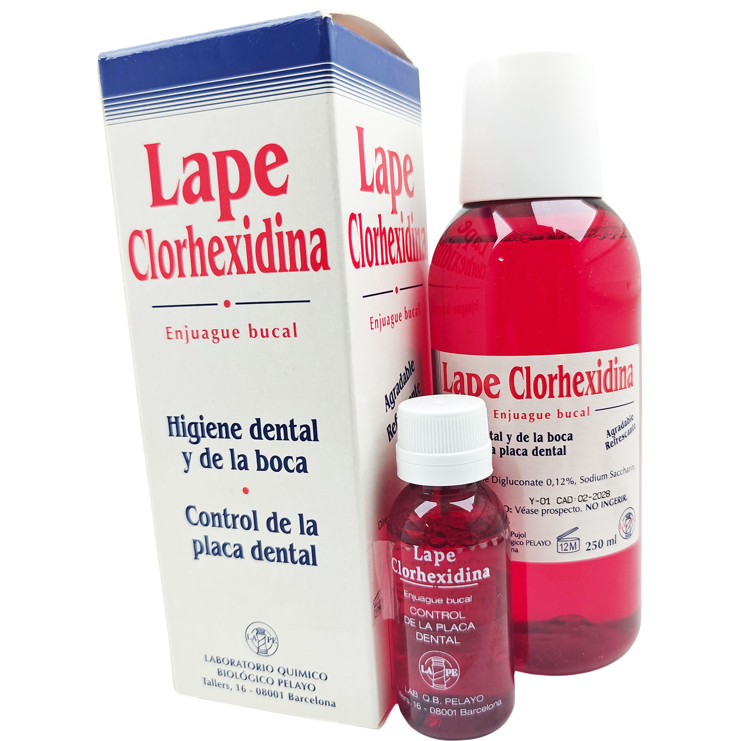 Chlorhexidin Mundspülung 0.12 % Lape Clorhexidina von Laboratorio Pelayo (250 ml.)