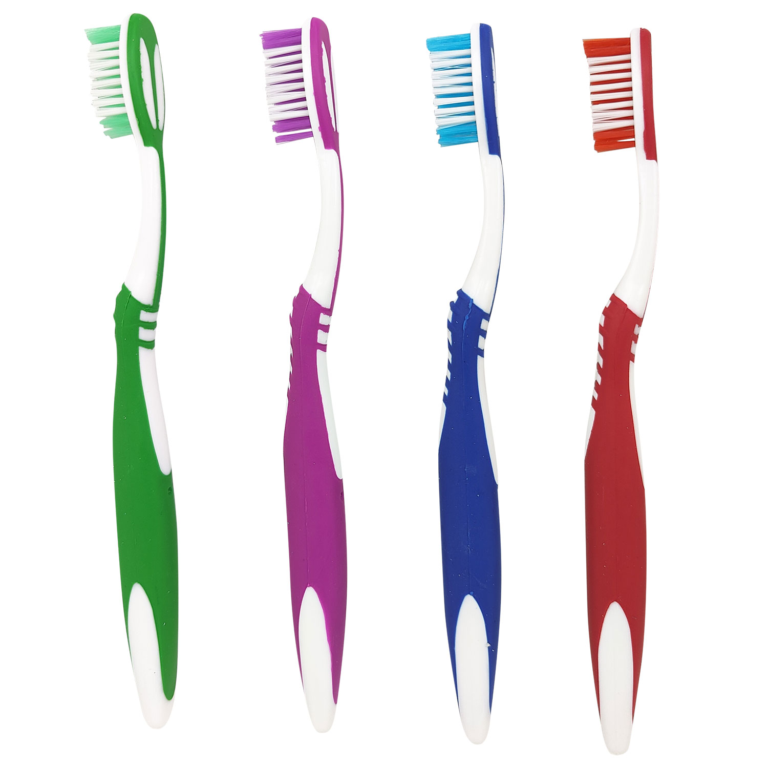 4 Stück Zahnbürsten DentaGlo Total Clean
