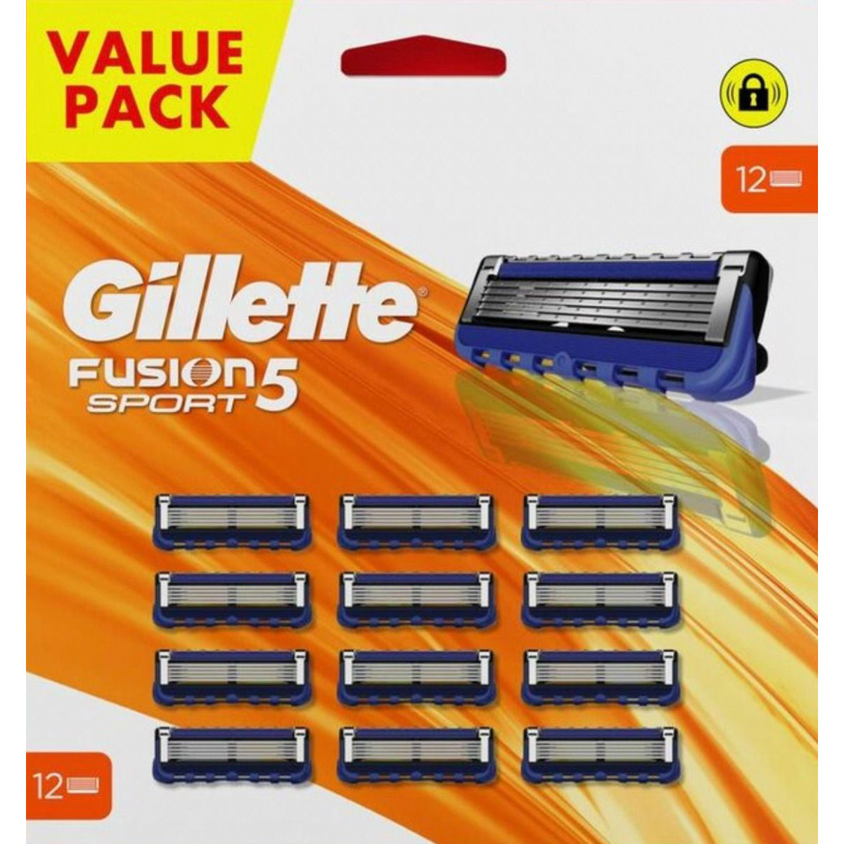 GILLETTE Fusion5 Sport Rasierklingen 12 Stk.