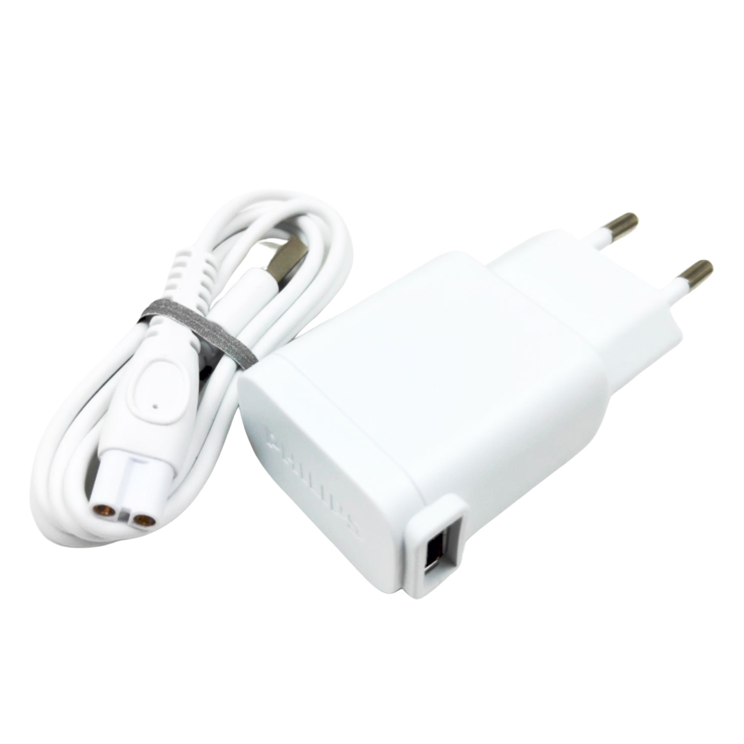 Original Philips Sonicare opladersæt til Power Flosser USB-kabel + EU-adapter - Tilbehør Til Philips Mundskyllere