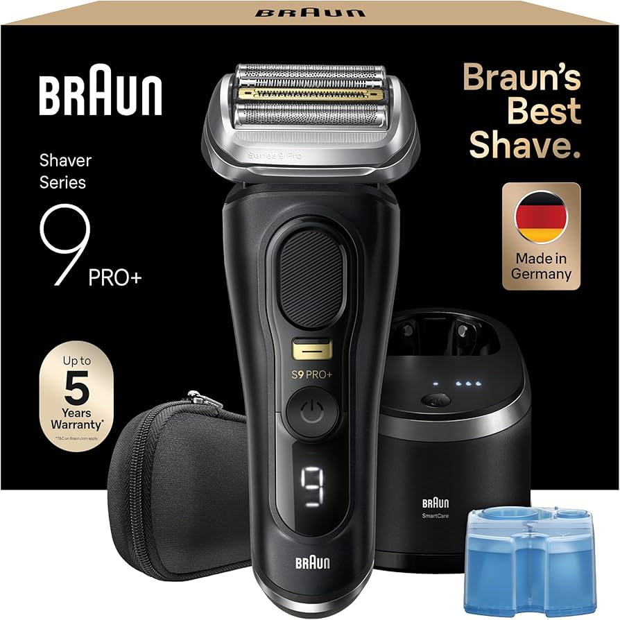 Braun Series 9 PRO+ 9560cc Elektrischer Rasierer mit SmartCare Center