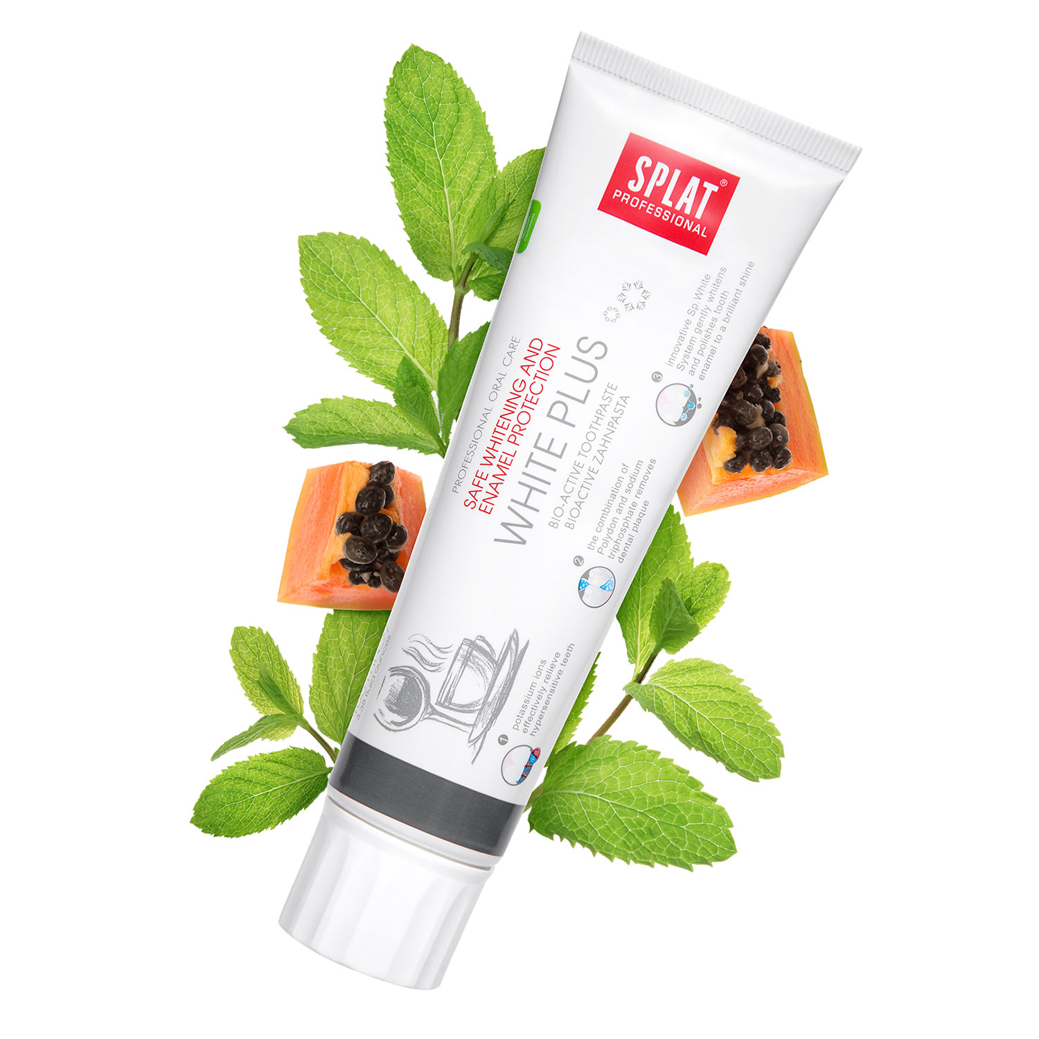 Splat Professional White Plus Zahnpasta mit Fluorid