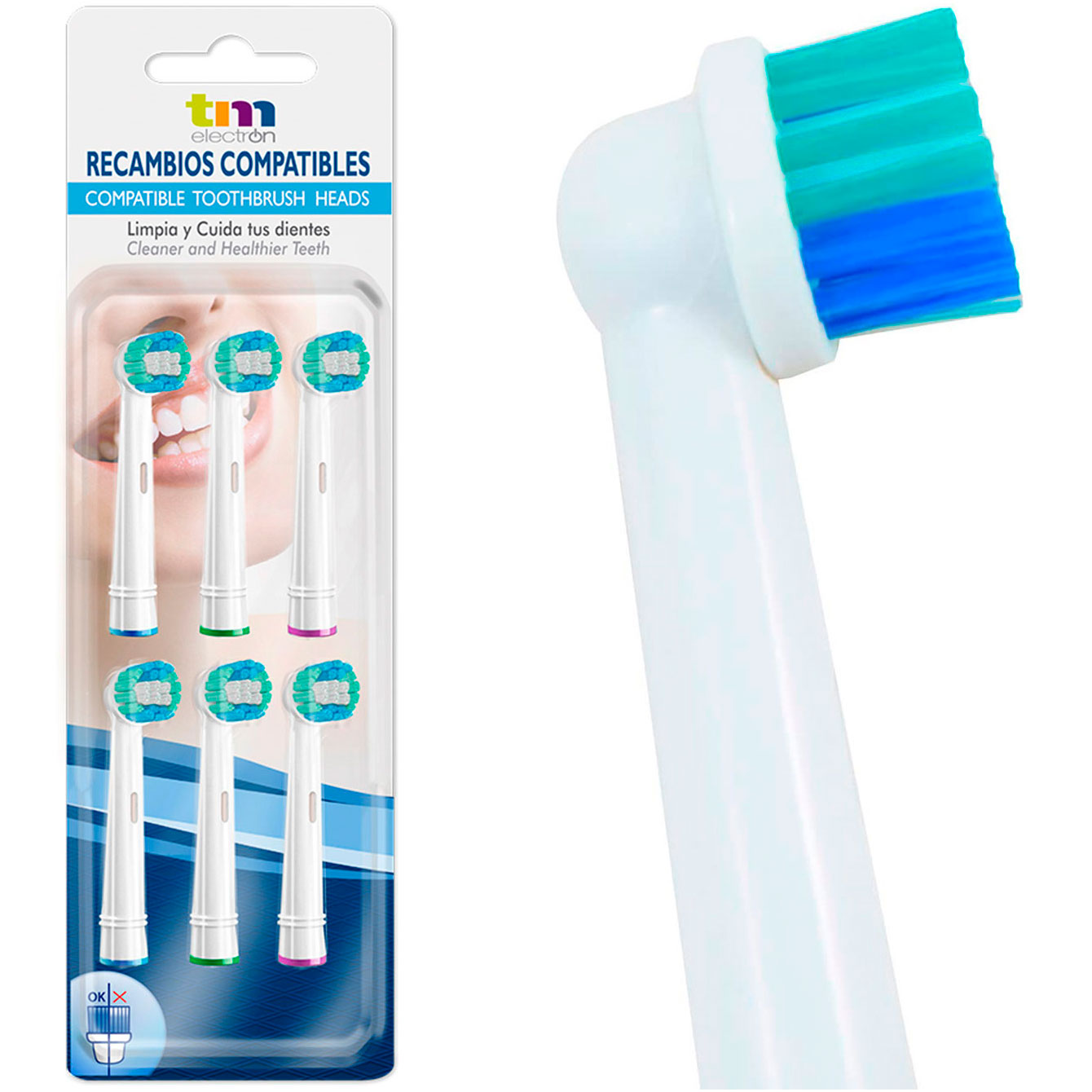 TM Electron Bürstenköpfe 6 Stk.
