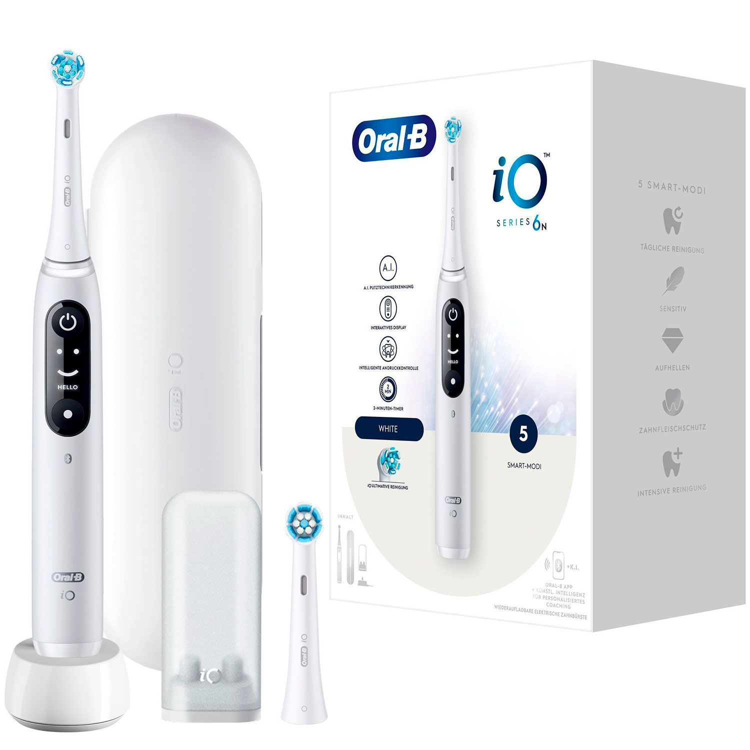 Oral-B iO Series 6n Elektrische Zahnbürste White