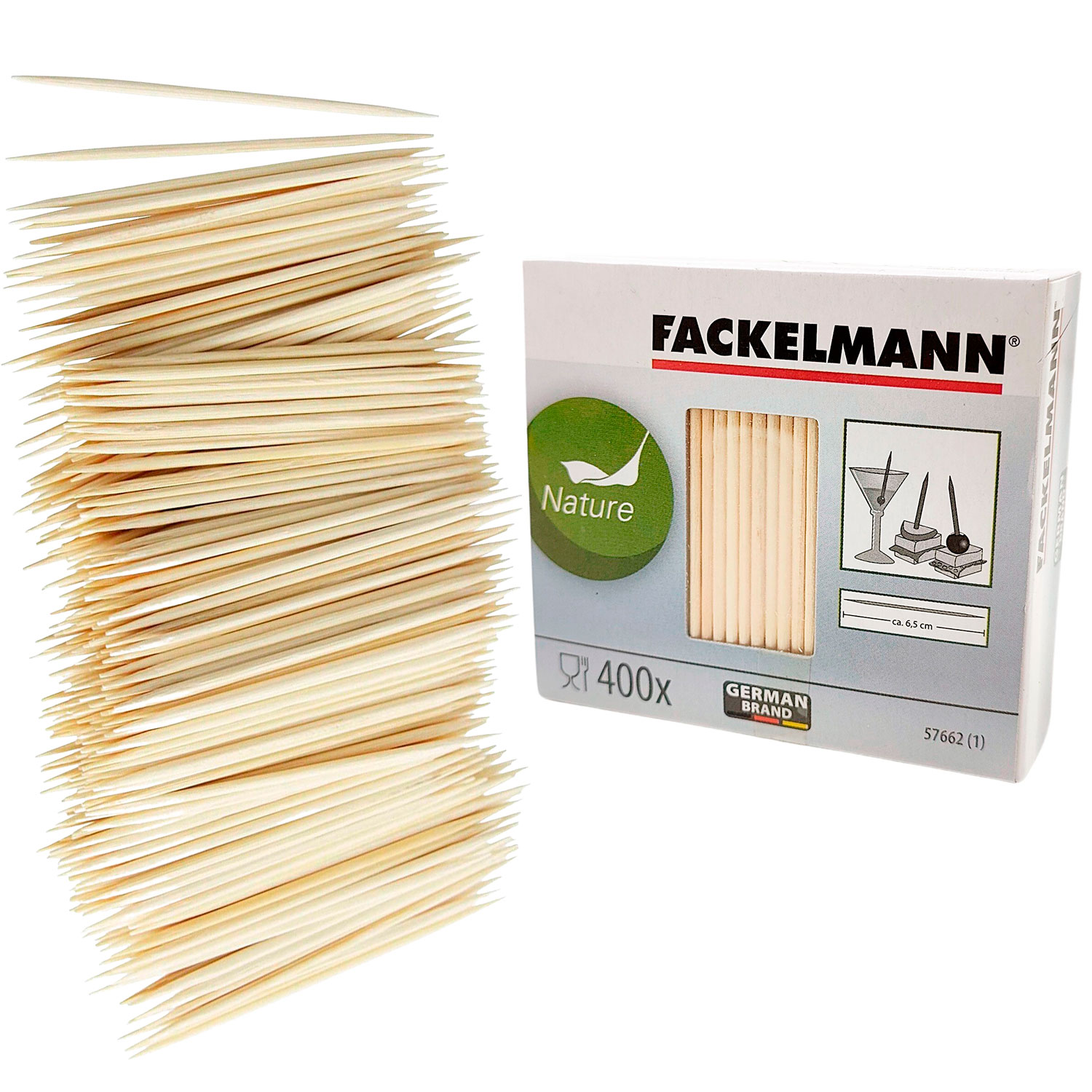 Tandstikker Træ 400 stk. Fackelmann