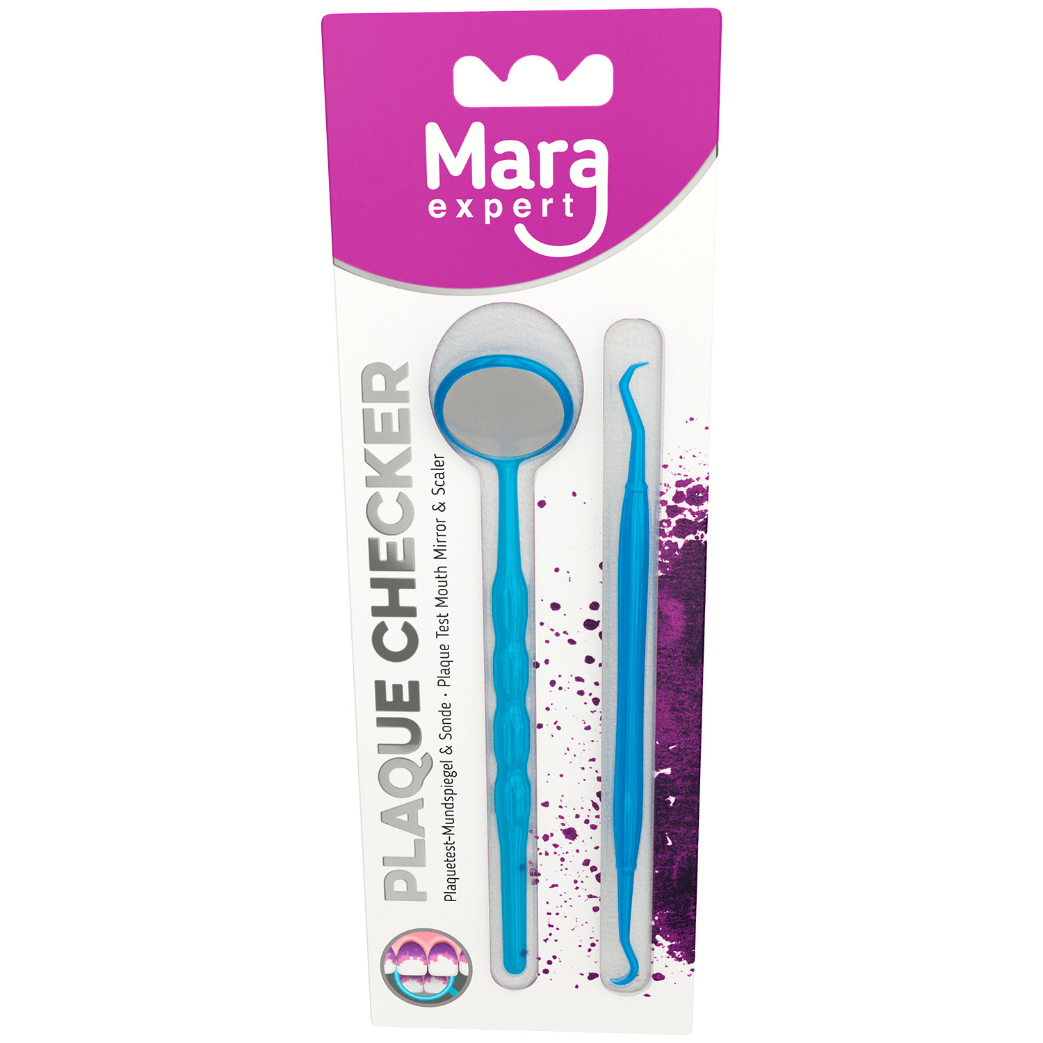 Tandrenser + Mundspejl Mara Expert Plaque Checker