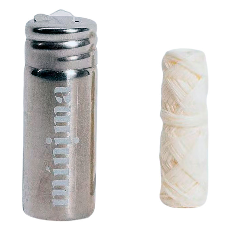 Zahnseide ohne PFAS Minima Glasspender + 30 mtr.