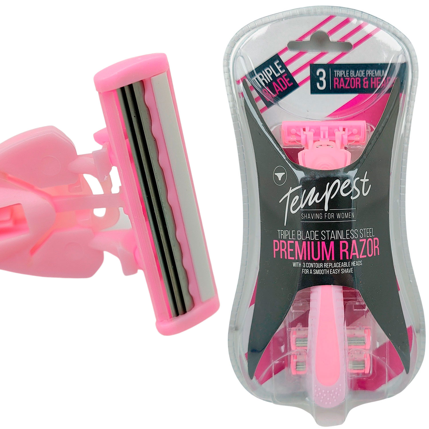 Tempest Damen- Razor mit drei Klingen
