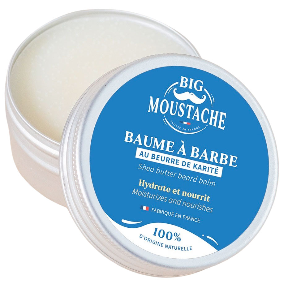 Natürlicher Bartbalsam Big Moustache CrÐ ̧me Barbe et Visage