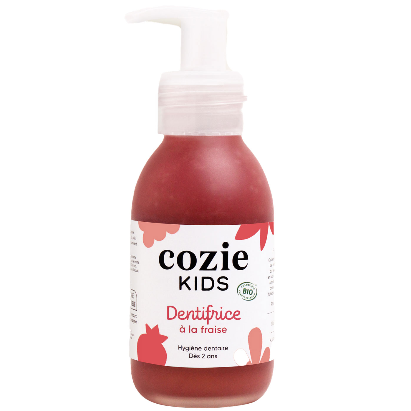 Natürliche Kinderzahnpasta Cozie Kids Strawberry 90 ml.