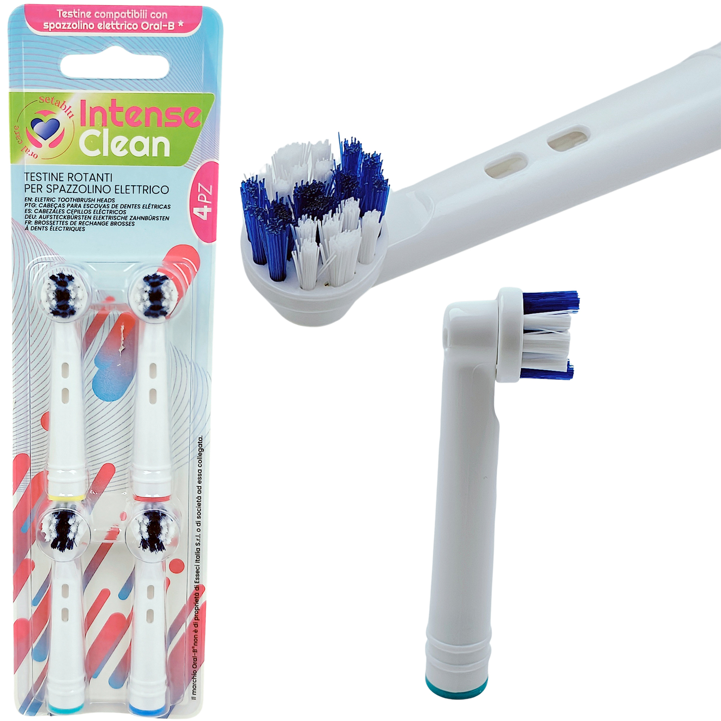 Bürstenköpfe für Oral-B Setablu Intense Clean 4 Stk.