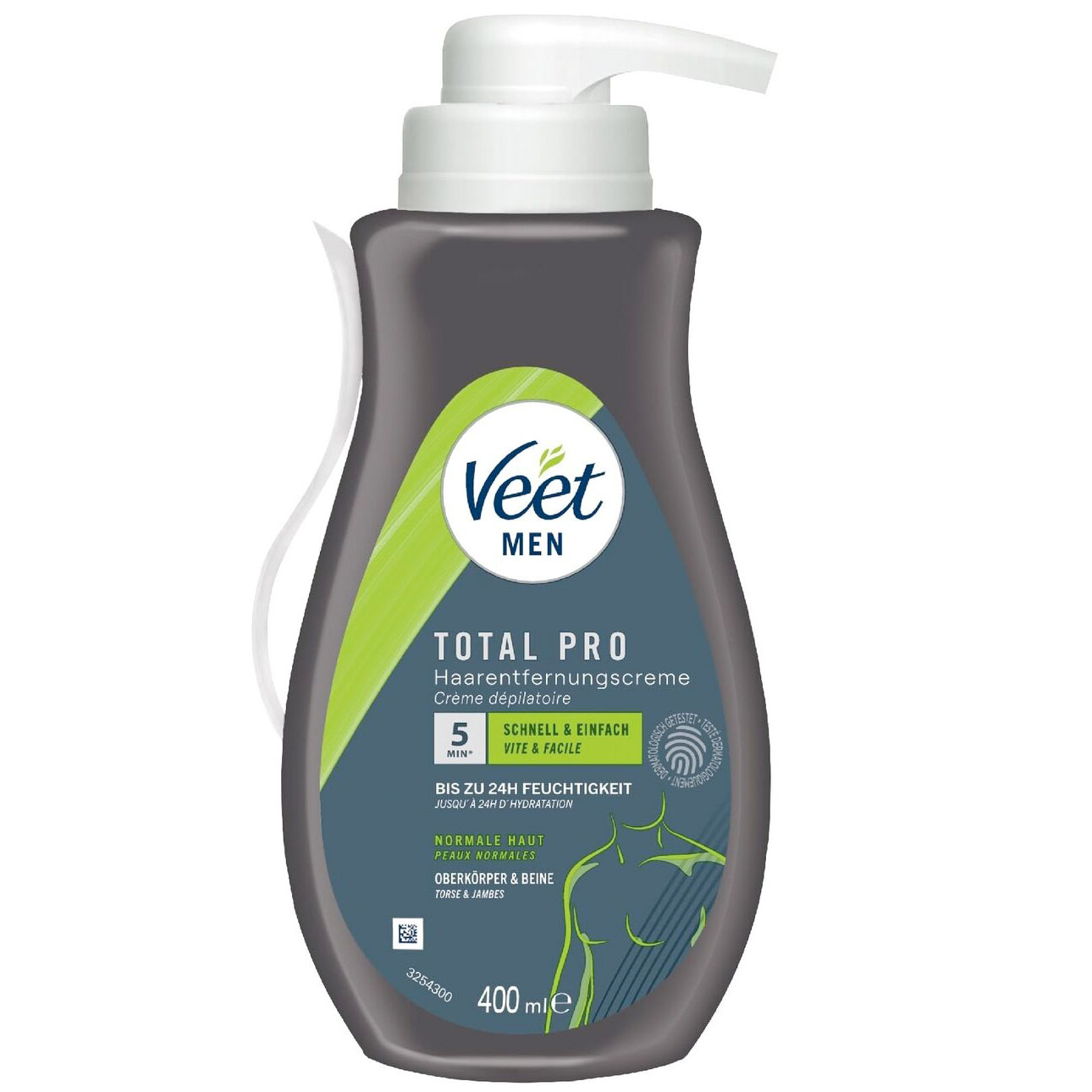 Veet Men Haarentfernungscreme Sensible Haut 400 ml.