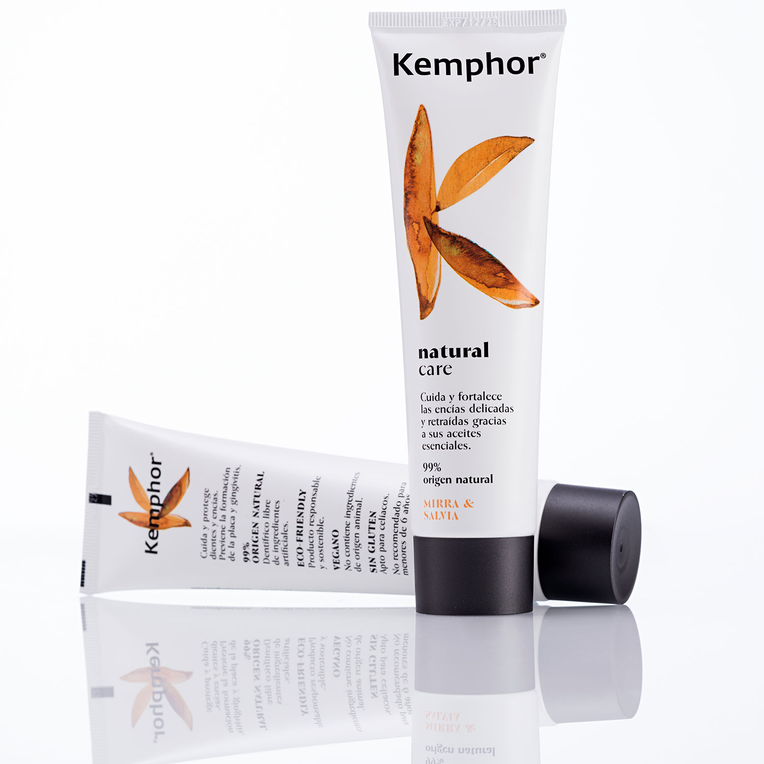 Kemphor Naturlig Xylitol Tandpasta Natural Care 75 ml