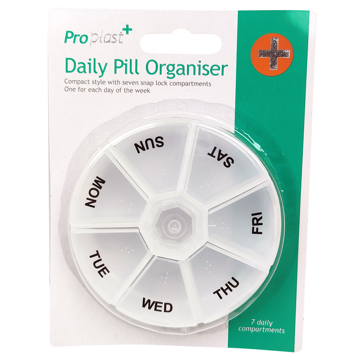 Pilleæske 7 Dage Proplast+ Weekly Pill Organiser