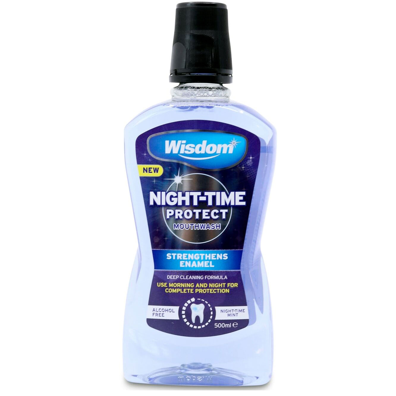 Mundwasser WISDOM Night Time Protect 500 ml.