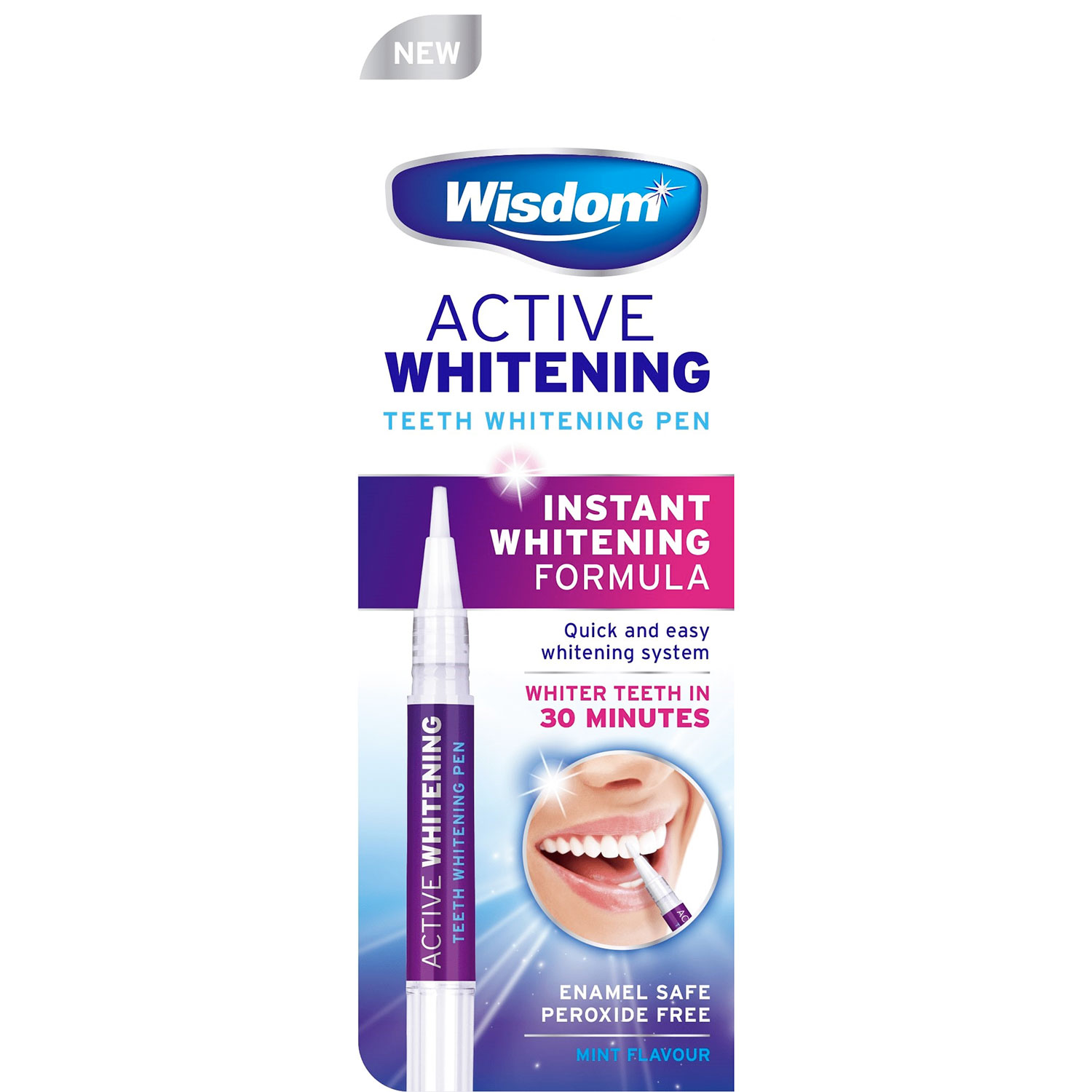Wisdom Active Whitening Teeth Whitening Pen 2 ml.