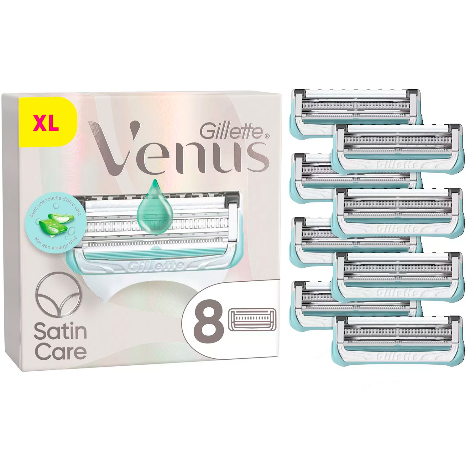 Gillette Venus 8 stk. Satin Care Intim Barberblade