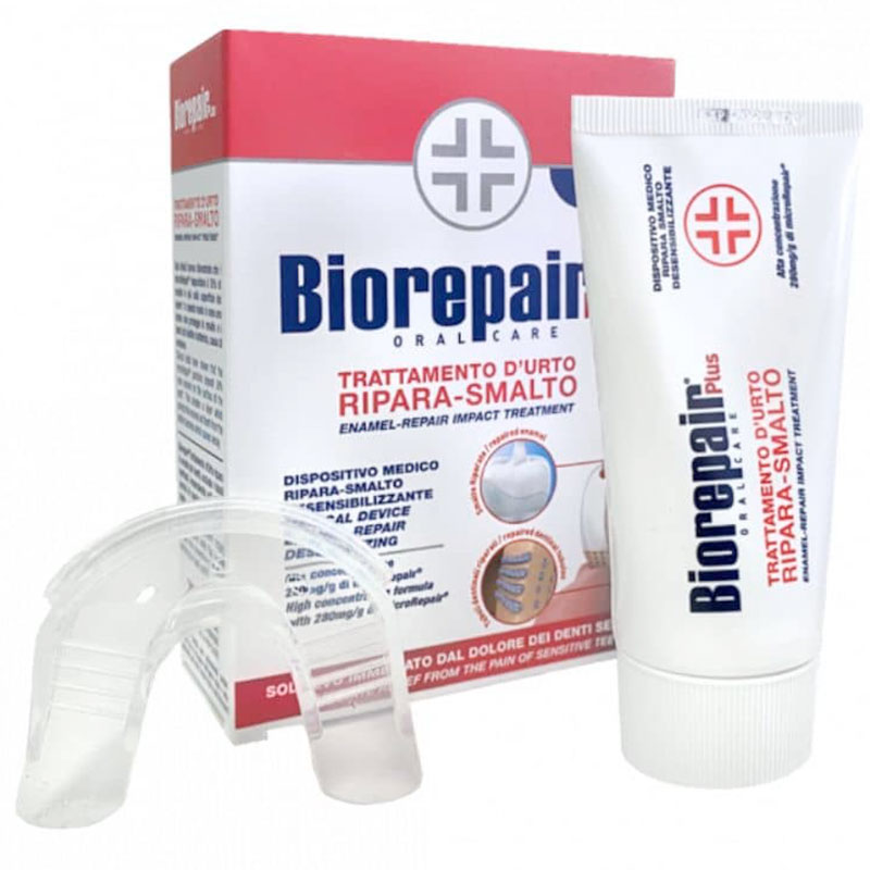 Biorepair Emajlehærdende Behandling Følsomme Tænder Impact Treatment 50 ml.