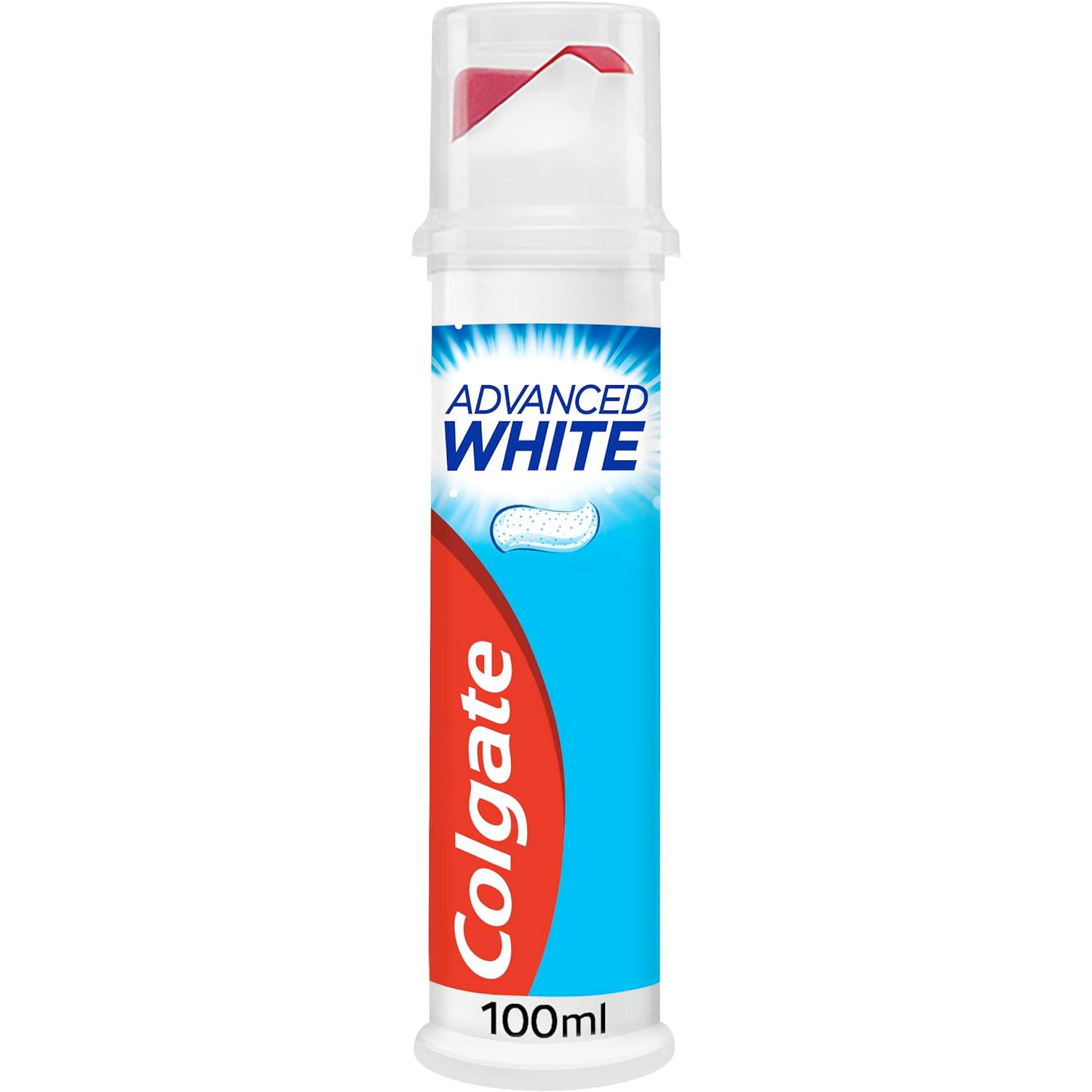 Colgate Zahnpasta Advanced White 100 ml. Pumpe