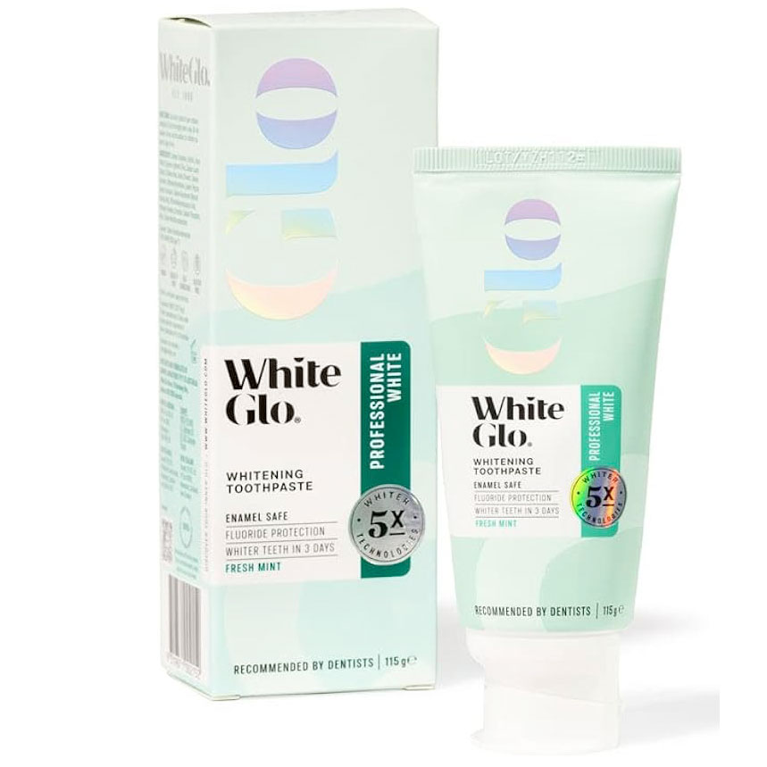 Zahnaufhellende Zahnpasta WHITE GLO Professional White 115g