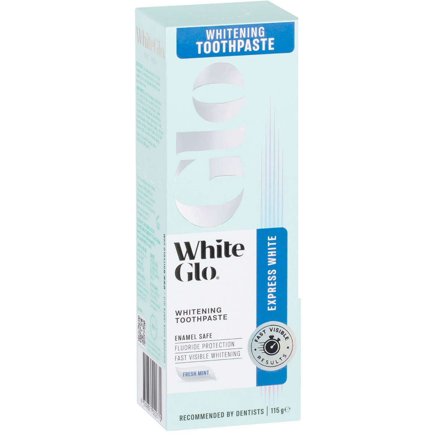 Zahnaufhellung Zahnpasta WHITE GLO Express White 115g