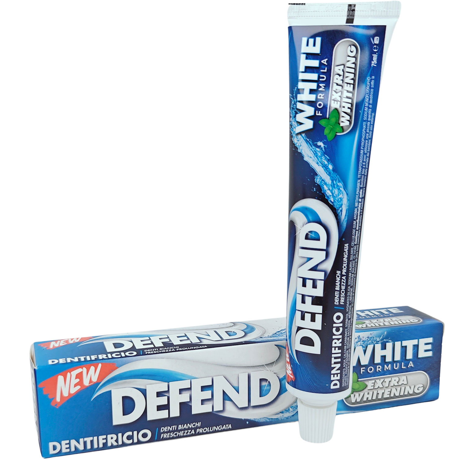 Whitening Zahnpasta DEFEND Extra White Form 75 ml.
