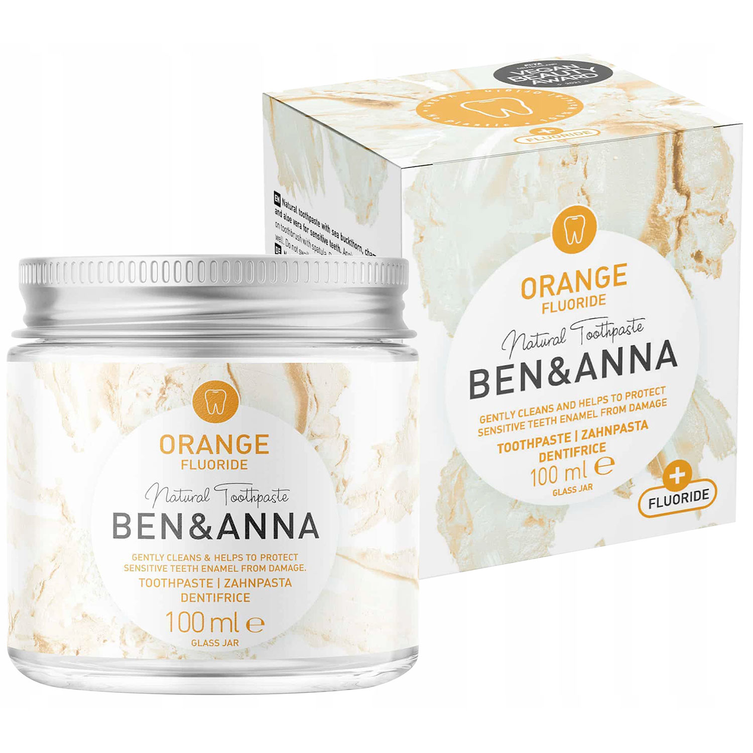 Natürliche Zahnpasta BEN & ANNA Orange 100 ml.