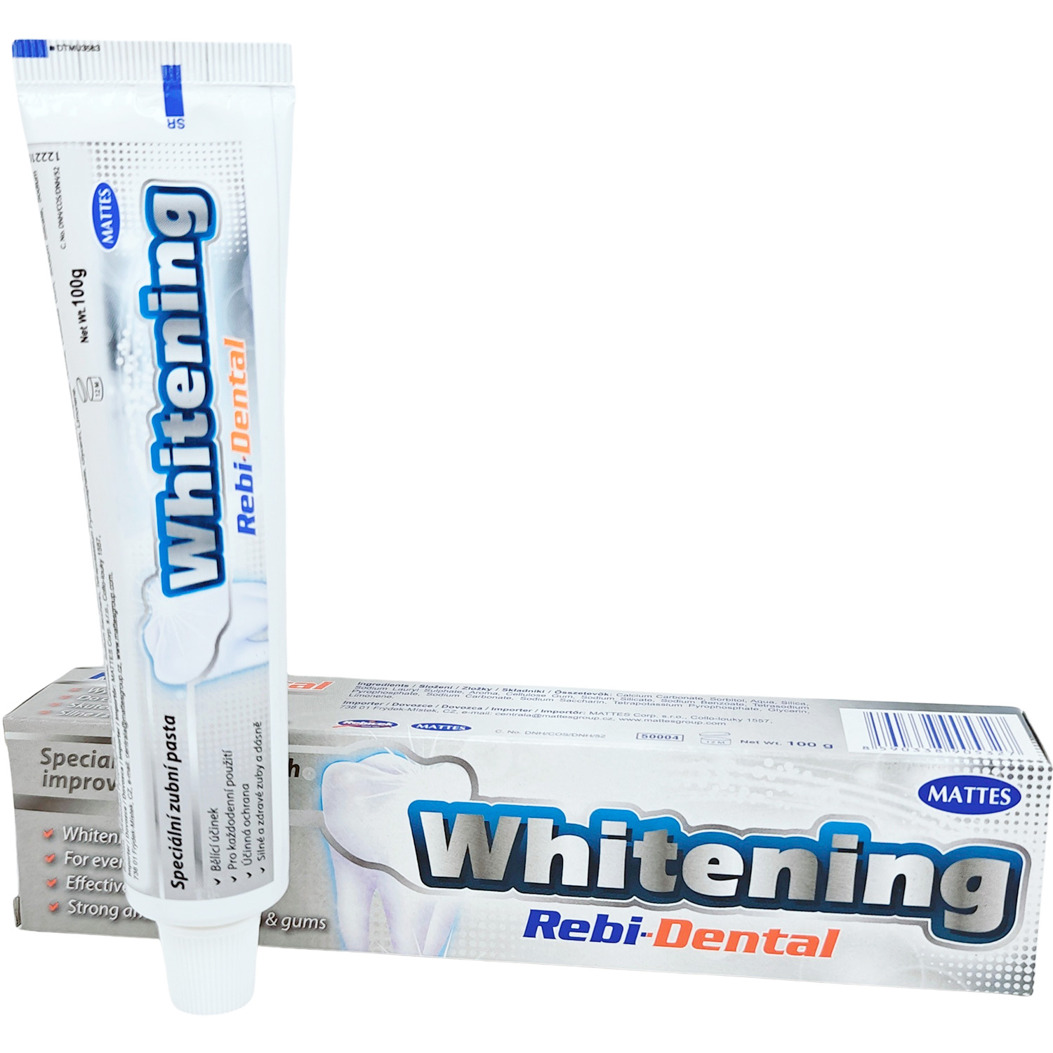 Whitening Zahnpasta MATTES Rebi- Dental 100g