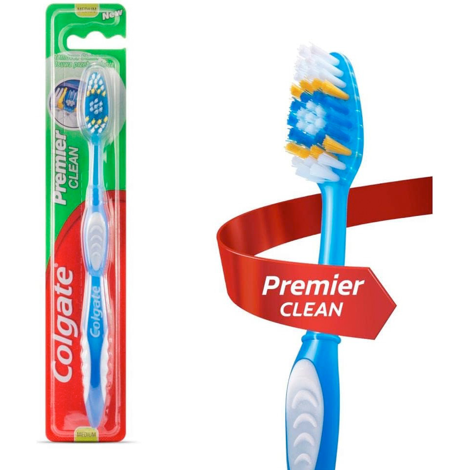 Colgate Zahnbürsten Premier Clean Medium