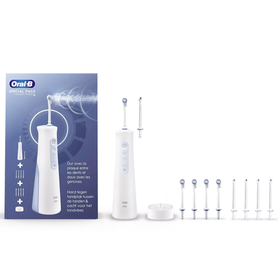 Oral-B Mundwasser Microjet Power 4 Hydropulseur inklusive 8 Stk. Düsen