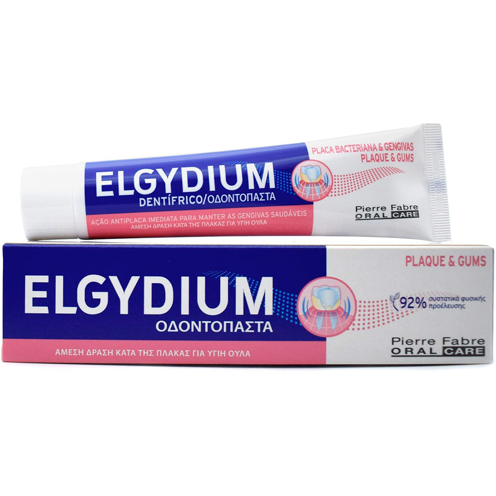 Klorhexedin Tandpasta ELGYDIUM Plaque & Gums 75 ml.